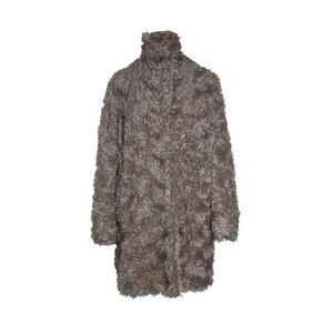 Stella McCartney Faux Fur Coat in Beige Mohair